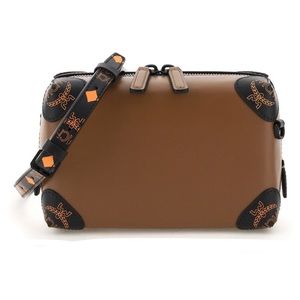 MCM Berlin Box Palmell Leather Crossbody Bag New With Dust Bag